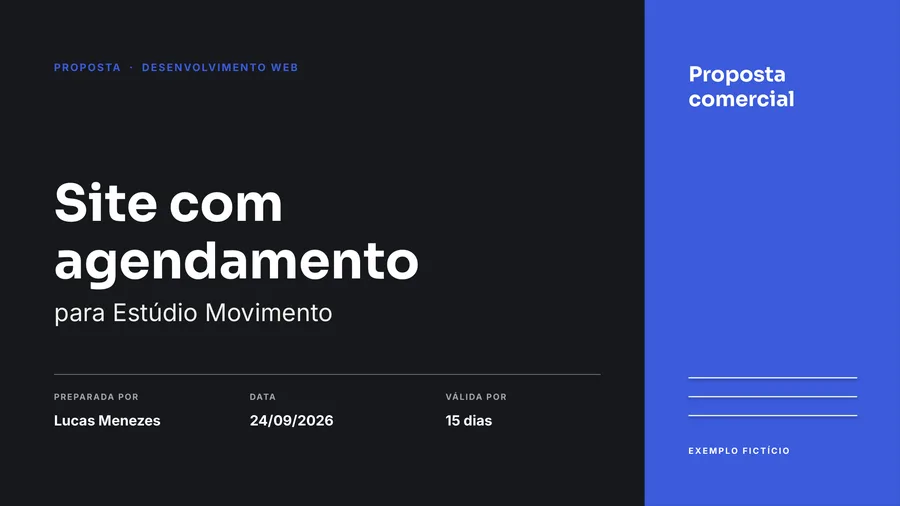 Capa em azul